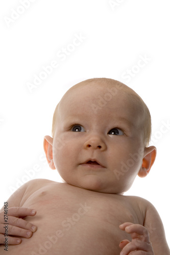smiling infant
