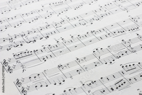 sheet music