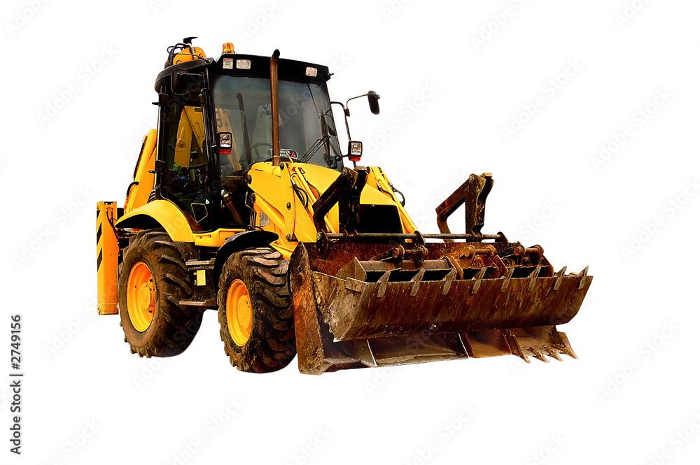 jcb isolated Stock Photo | Adobe Stock