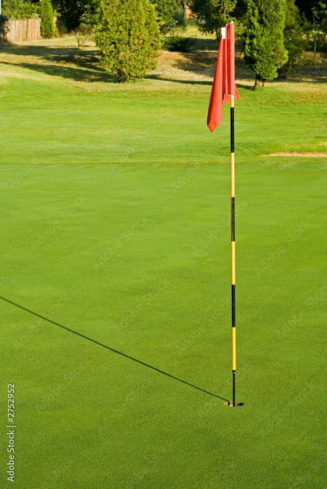 Obraz premium flag and hole