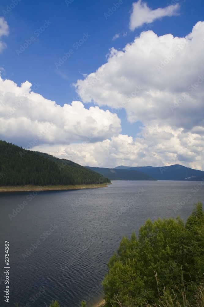 mountain landscape with lake iii mountain landscape with lake iii