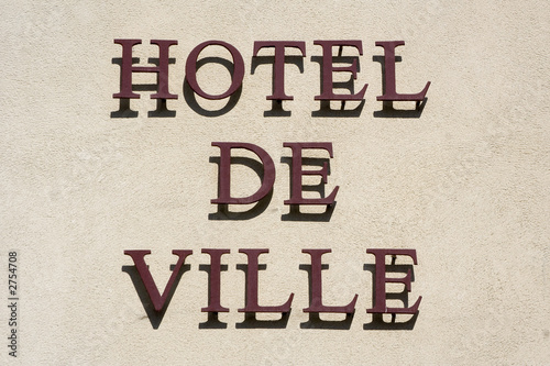 Fototapeta Naklejka Na Ścianę i Meble -  hôtel de ville