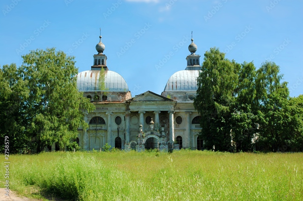 russian old palace at summer