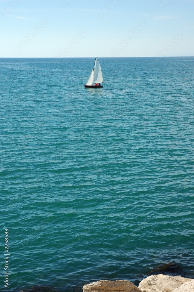 sailboat near beach