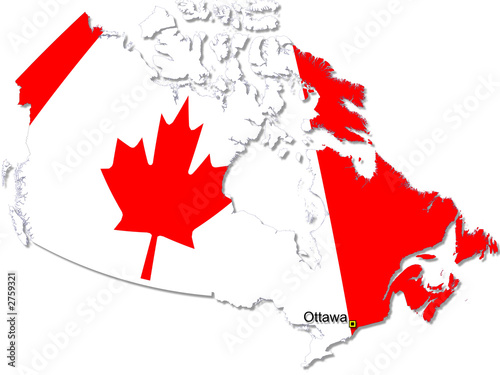 canada map