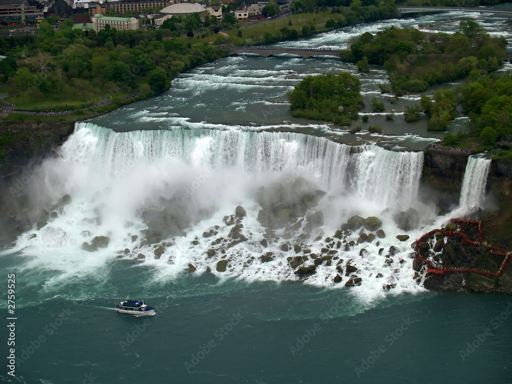 aerial view of niagara falls aerial view of niagara falls