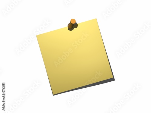 post it yellow