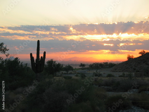 sunrise over phoenix arizona