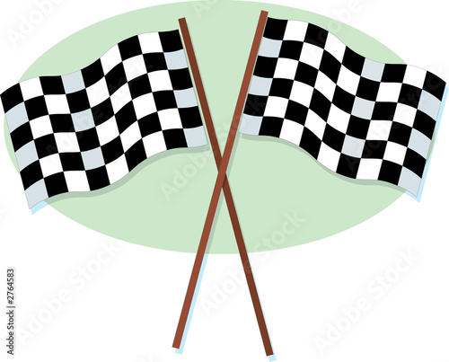 checkered racing flags
