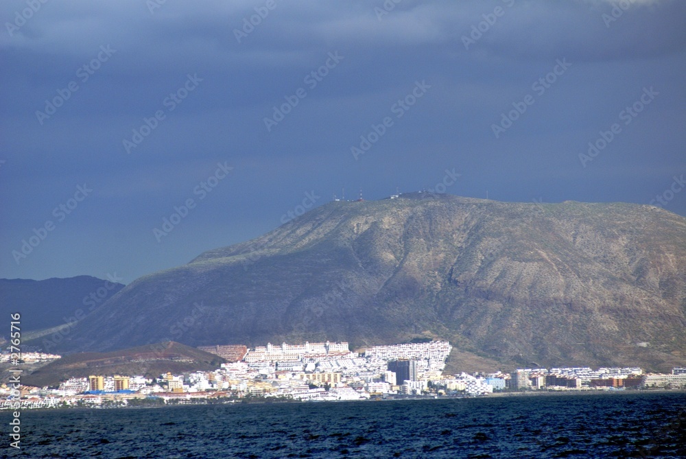 san sebastian and its mountain