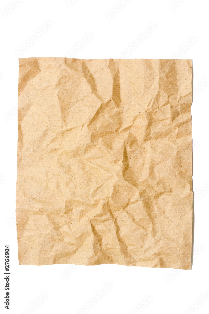 crumpled paper