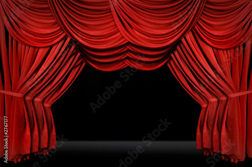 horozontal old fashioned elegant theater stage