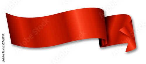 red ribbon / banner