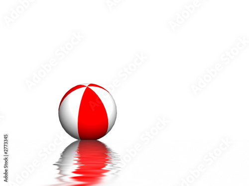 ball and sea