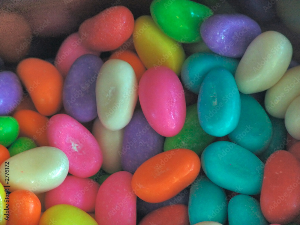 multi colored jelly beans