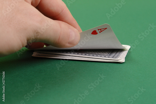 disclosing ace of hearts