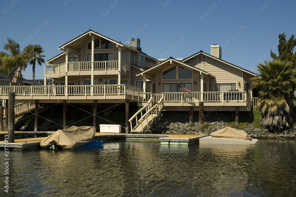 executive house on the water