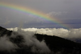 rainbow over the ridge