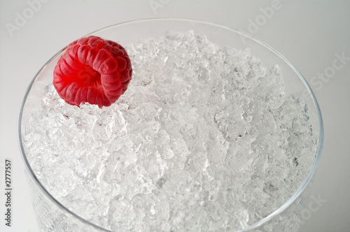 raspberry on ice
