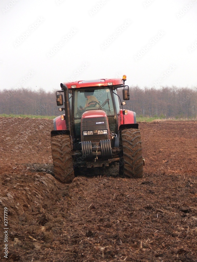 Fototapeta premium orka traktora