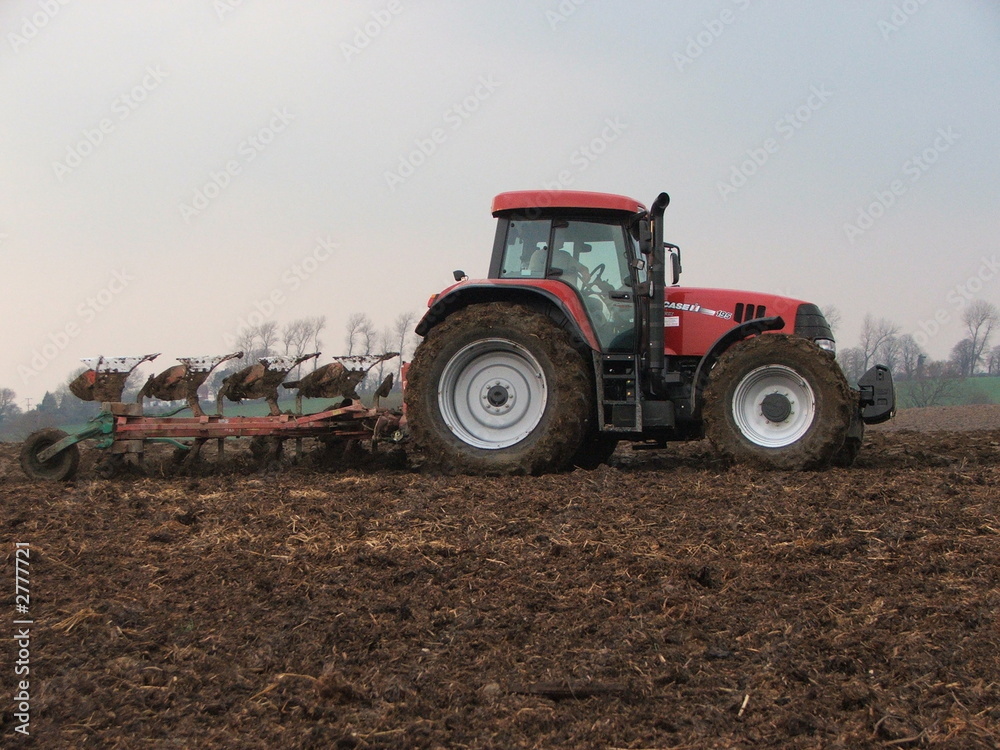 tractor ploughing tractor ploughing