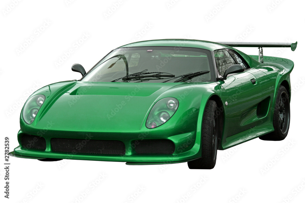 green supercar