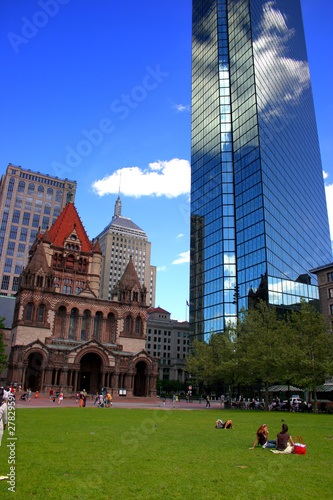 copley square, boston photo