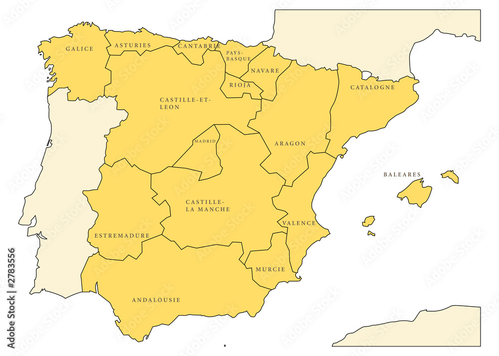 les régions espagnoles