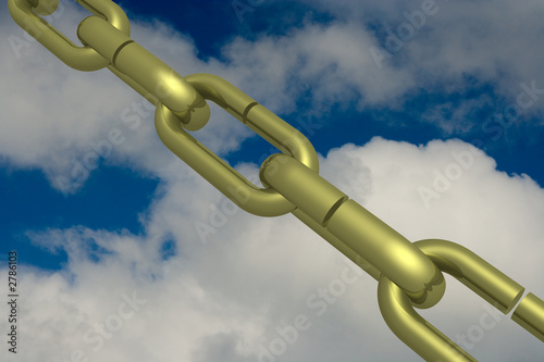 hanging chain in the sky. 3...