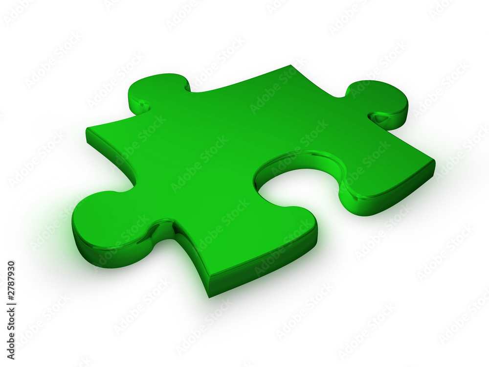puzzleteil grün - puzzle piece green puzzleteil grün - puzzle piece green