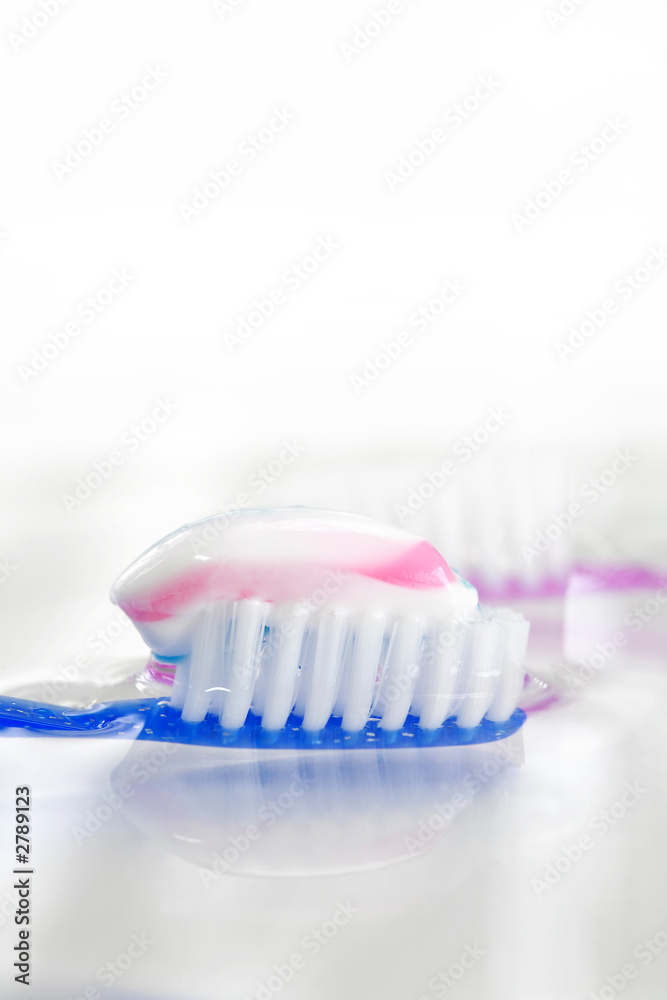 tooth brush with tooth paste tooth brush with tooth paste