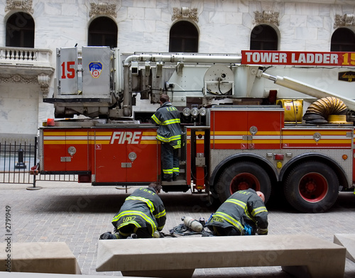 new york fire department at work