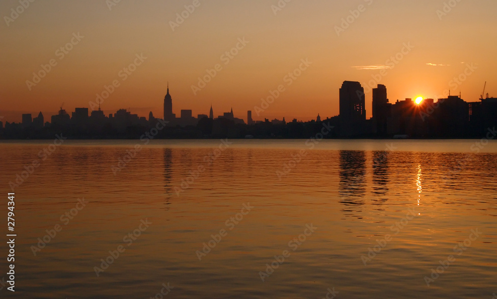 the new york city skylines