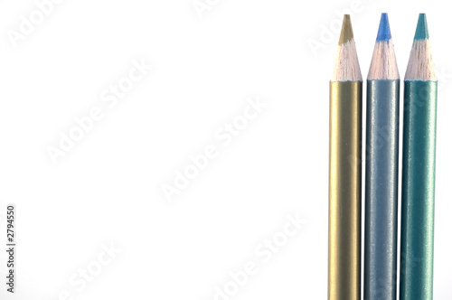 pencil crayons