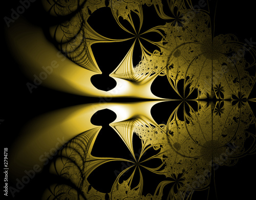fond abstrait or