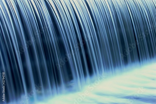 blue waterfall photo