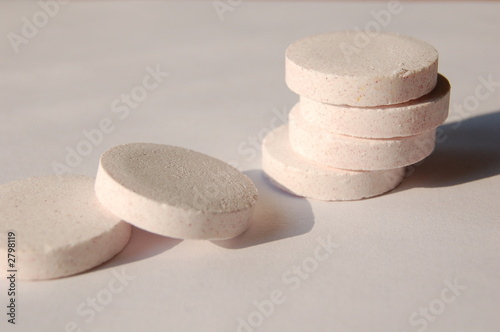 pills on white