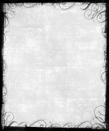 gray background with victorian frame