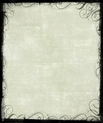 light green background with victorian frame