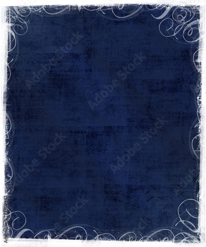 dark blue background with victorian frame