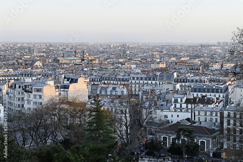 Canvas Print vue sur paris