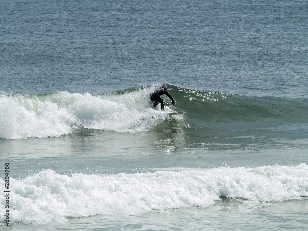 wet-suit surfer