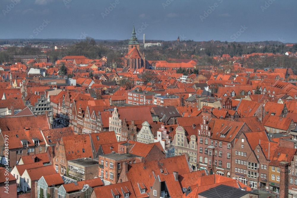 Obraz premium lüneburg - dächermeer