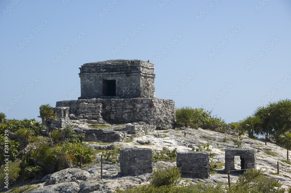 mayan ruins, tulum, mexico mayan ruins, tulum, mexico
