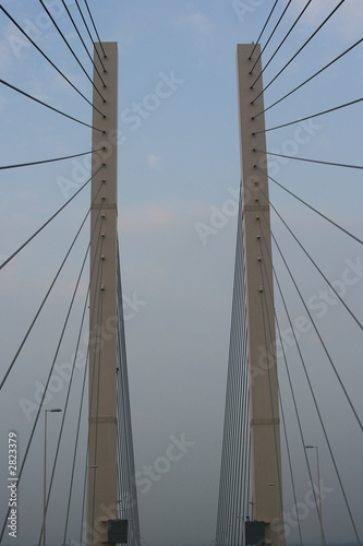 cable-stayed bridge © Christopher Dodge