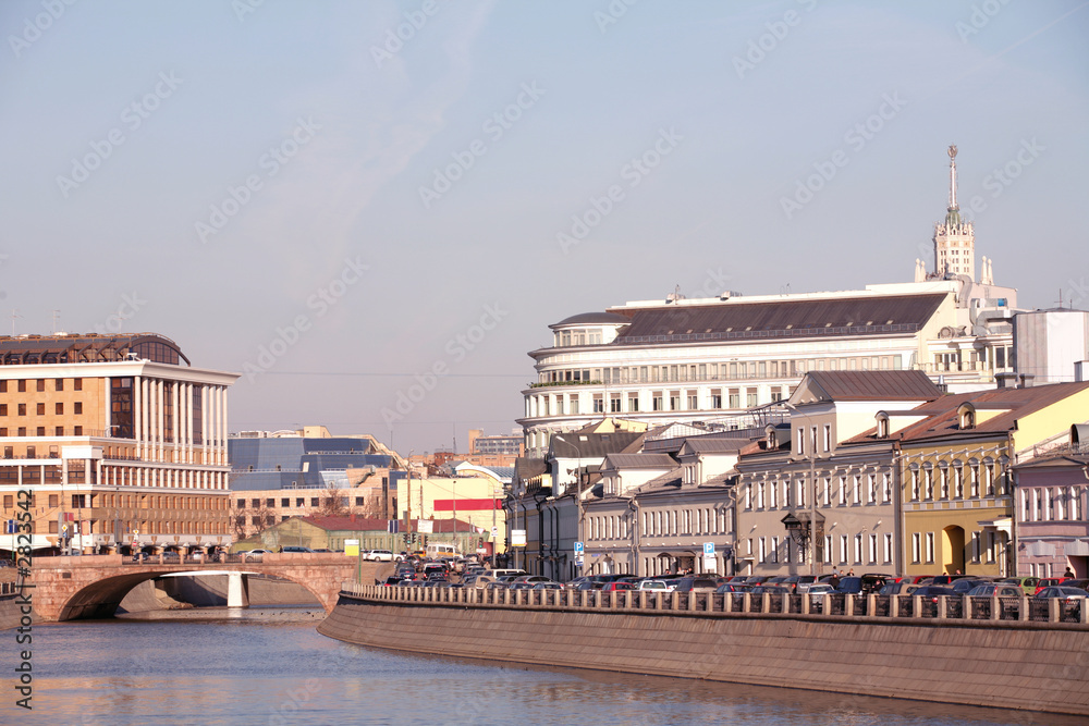 moscow, russia, town landscape