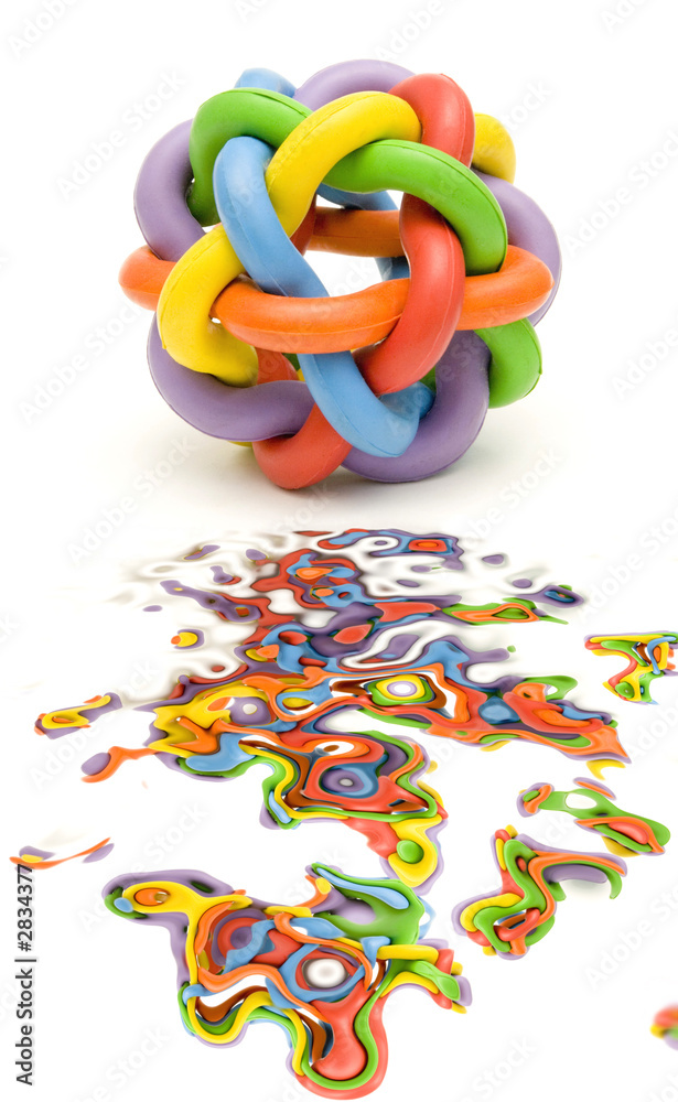 Obraz premium splattered ball