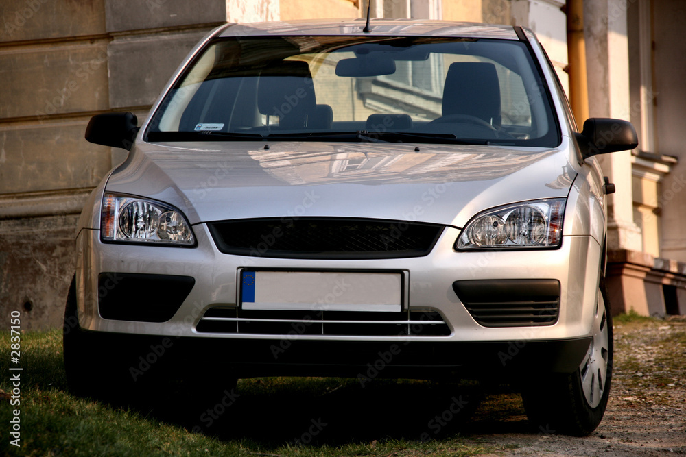 new silver sedan car