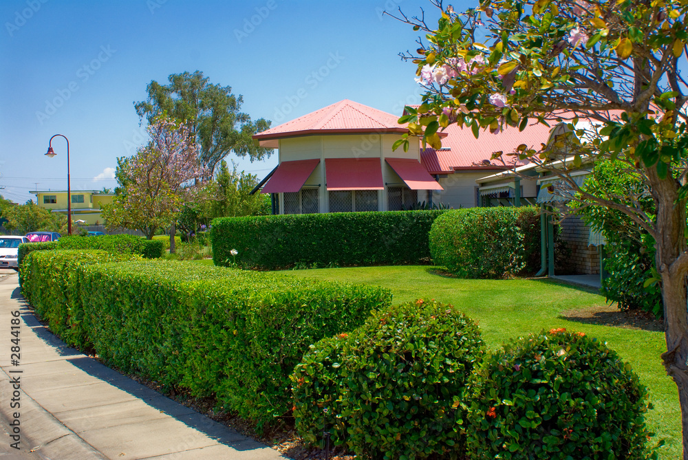 landscaped gardens