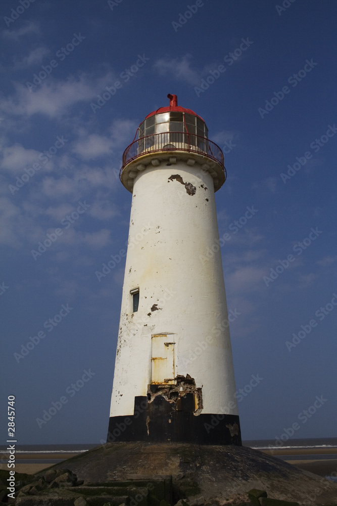 storm damaged talacre lighthouse